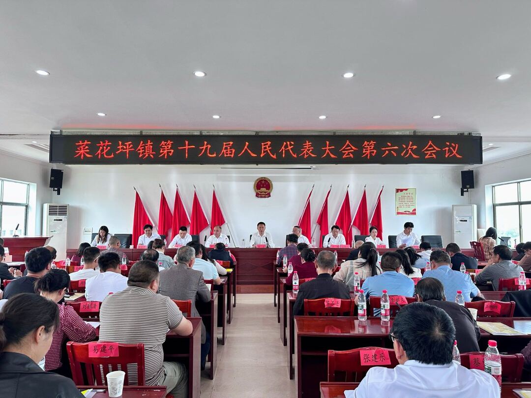 踔厉奋发担使命 勇毅前行谱新篇——菜花坪镇第十九届人民代表大会第六次会议胜利召开