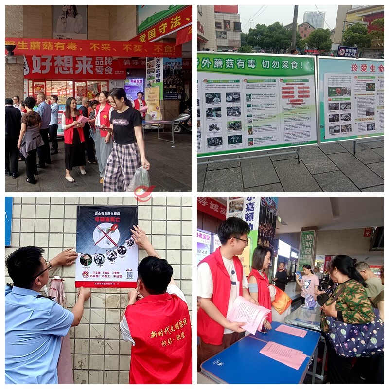 攸县开展打击保健食品虚假宣传及“5.17预防野生蘑菇中毒宣传日”活动