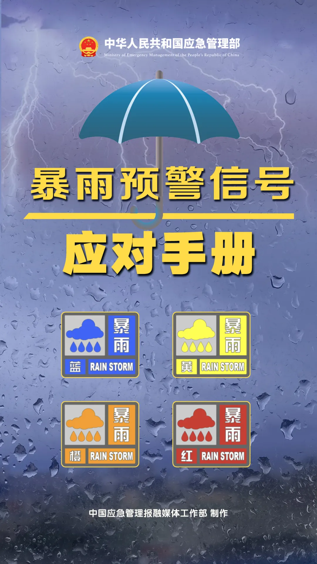 遭遇暴雨天气  这些知识一定要了解！！！
