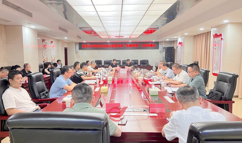 攸县召开2025年优化法治化营商环境“百案评查”工作部署会