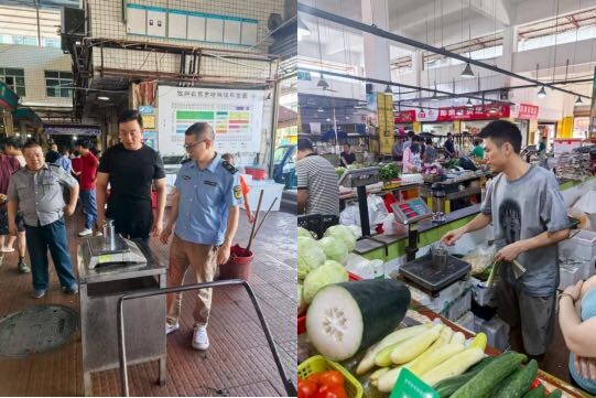 攸县市监局开展农贸市场计量器具专项检查