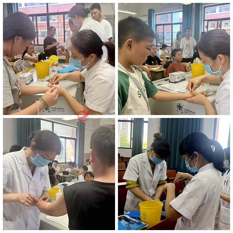 攸县疾控中心在春联学校开展肺结核皮试筛查 筑牢校园健康防线