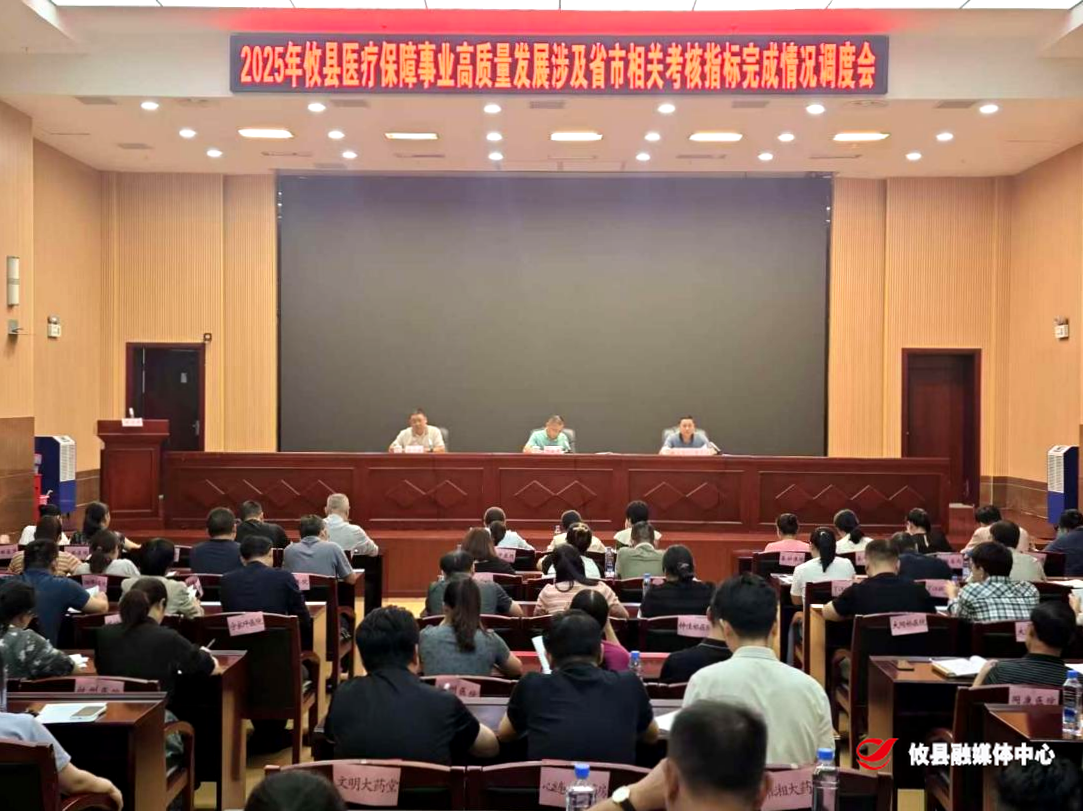 攸县召开2025年医疗保障事业高质量发展  省市考核指标调度会