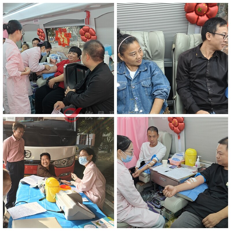 攸县新市镇开展无偿献血活动 干部群众为生命助力
