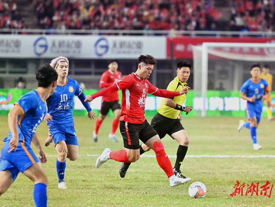 刷新最快进球时间 株洲队2-0胜岳阳重返湘超榜第二