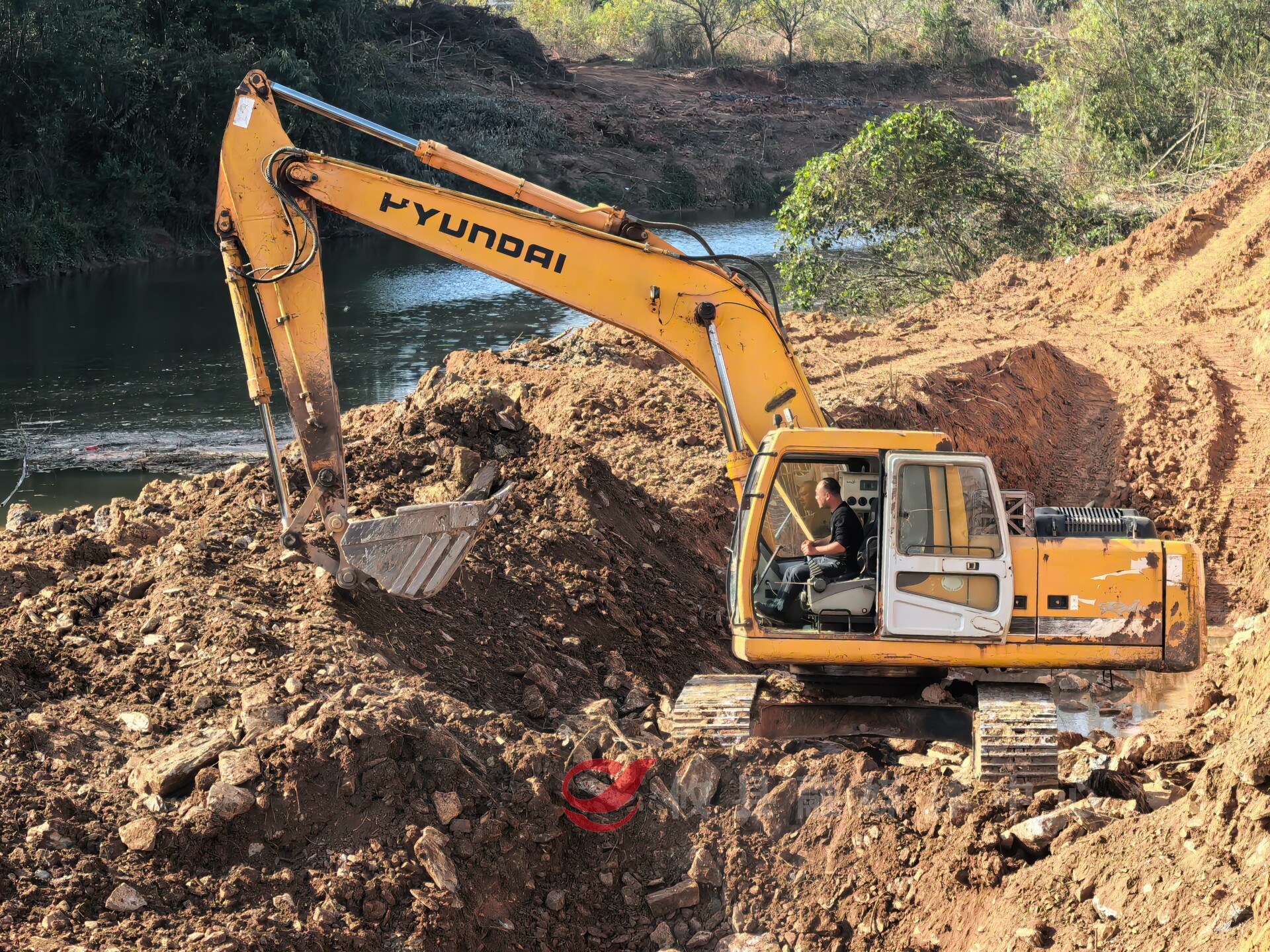 清江攸县治理工程建设如火如荼