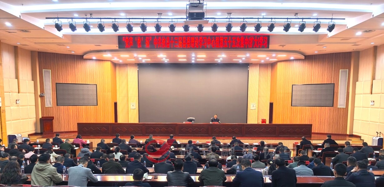 【“党声‘攸’扬”】中共攸县十三届县委理论学习中心组举行第五十五次集中(扩大)学习