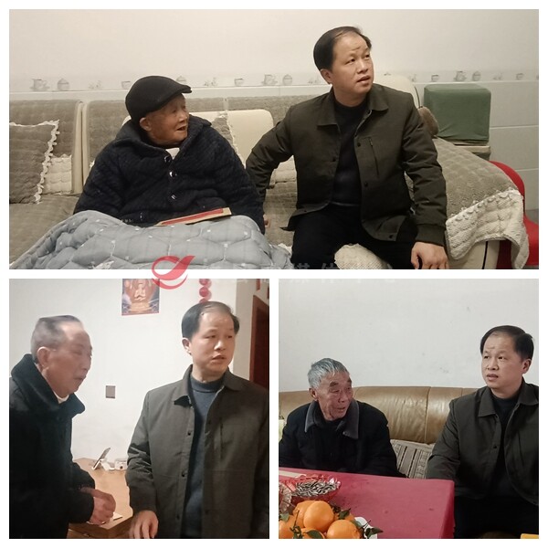 冯杰走访慰问退役军人