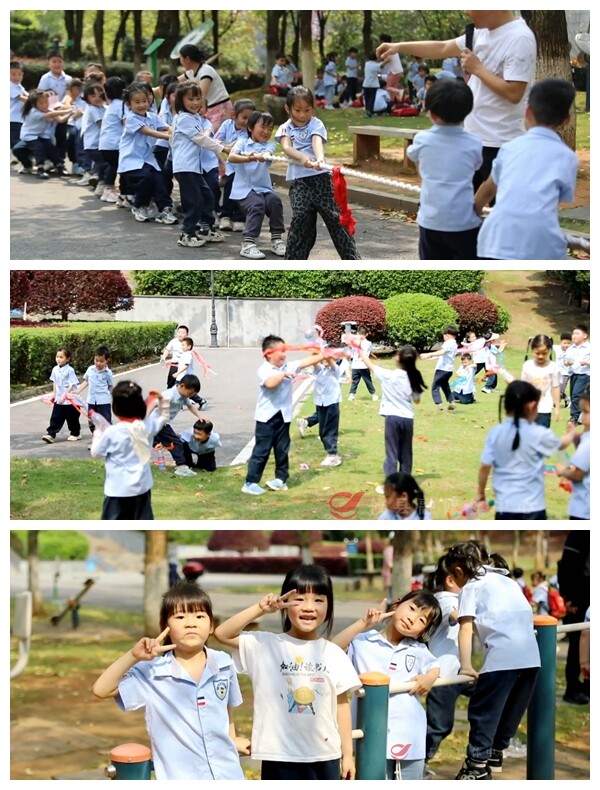 攸州公园春意浓 市民踏青赏春光