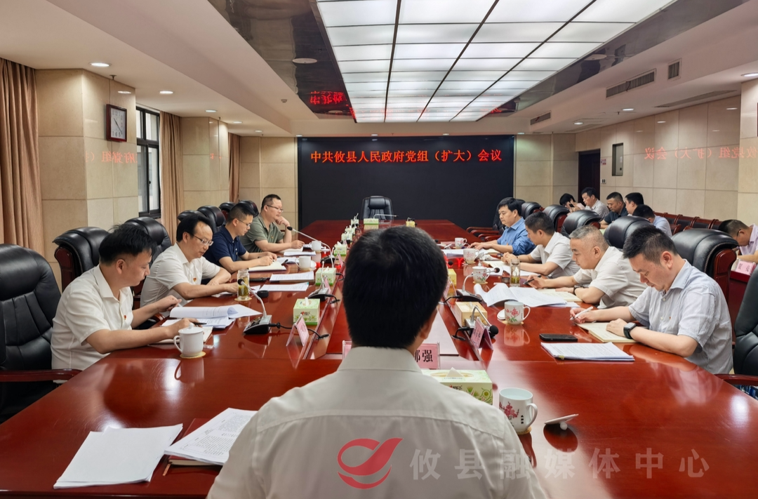 中共攸县人民政府党组（扩大）会议召开