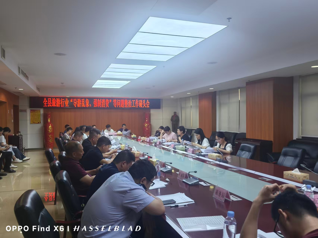 攸县召开全县旅游行业“导游乱象、强制消费”等问题整治工作碰头会
