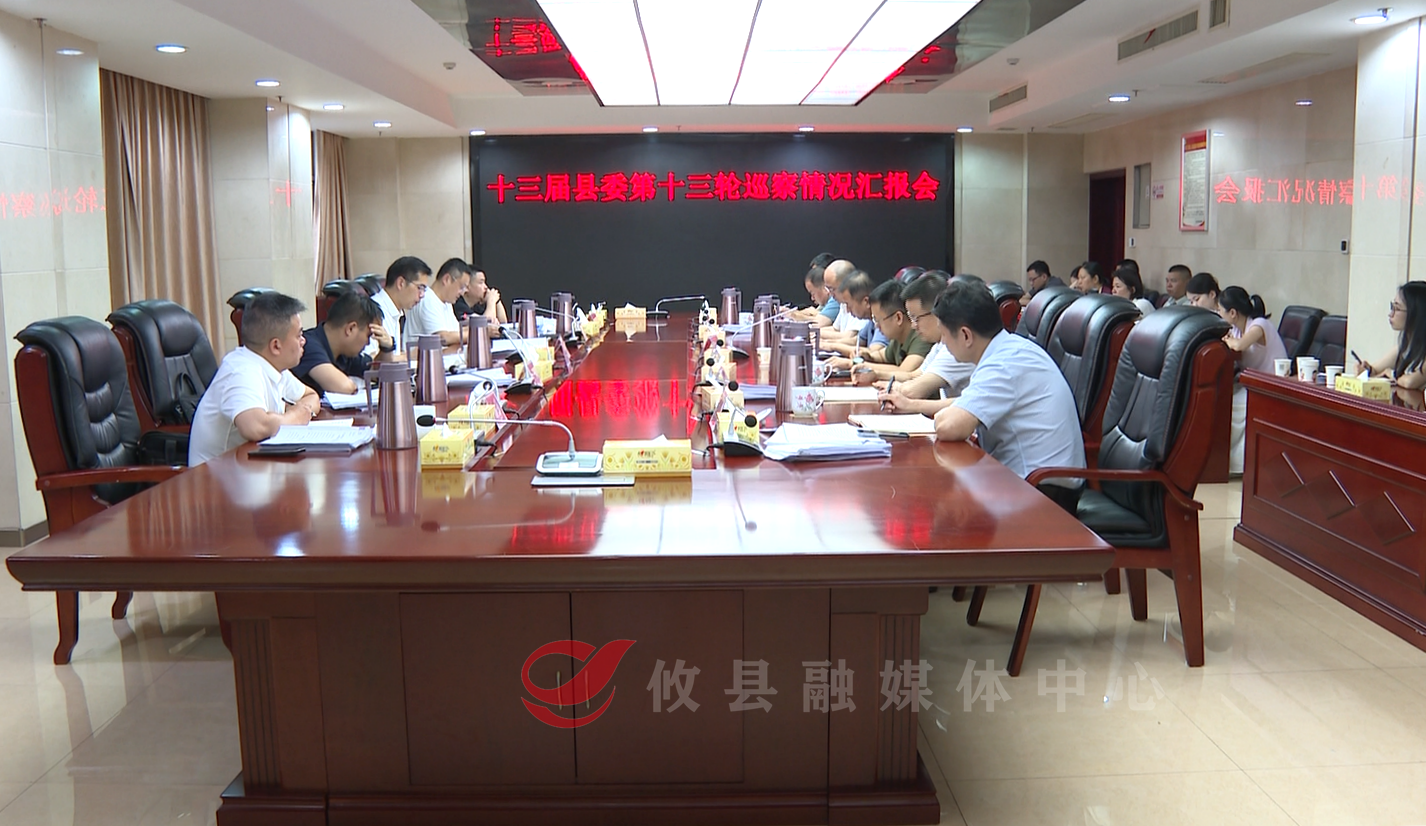攸县召开十三届县委第十三轮巡察情况汇报会