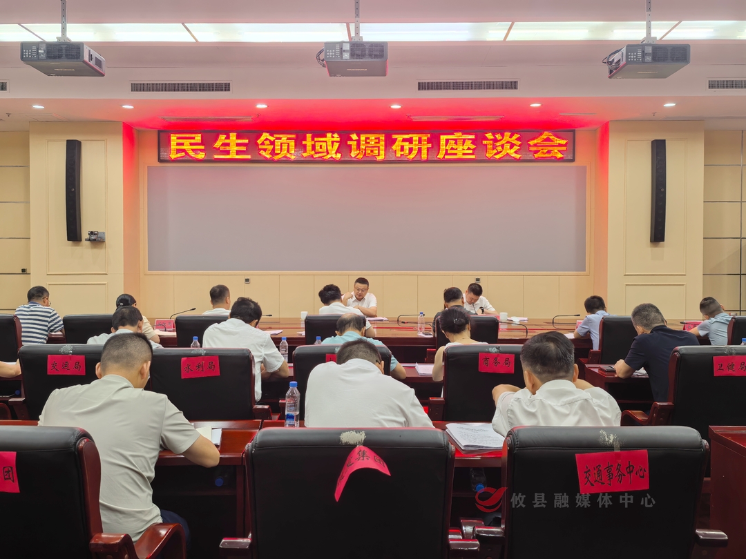 攸县召开民生领域调研座谈会  凝心聚力谋民生