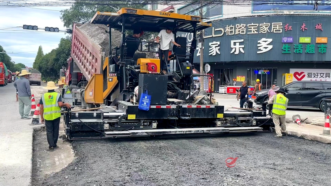G106国道攸县大同桥段施工有序推进 全线大修预计9月下旬竣工
