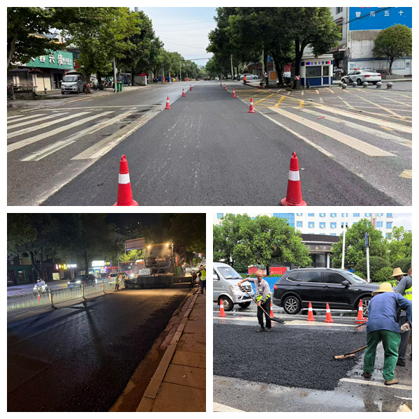路畅民安，攸县市政园林开展道路修复集中作业