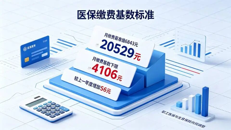 6843元/月！湖南公布2026年度职工医保和生育保险月缴费基准值