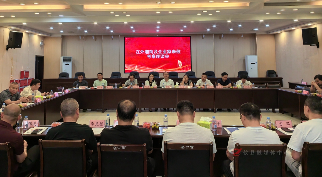在外湘商及企业家来攸考察  共谋家乡发展新机遇