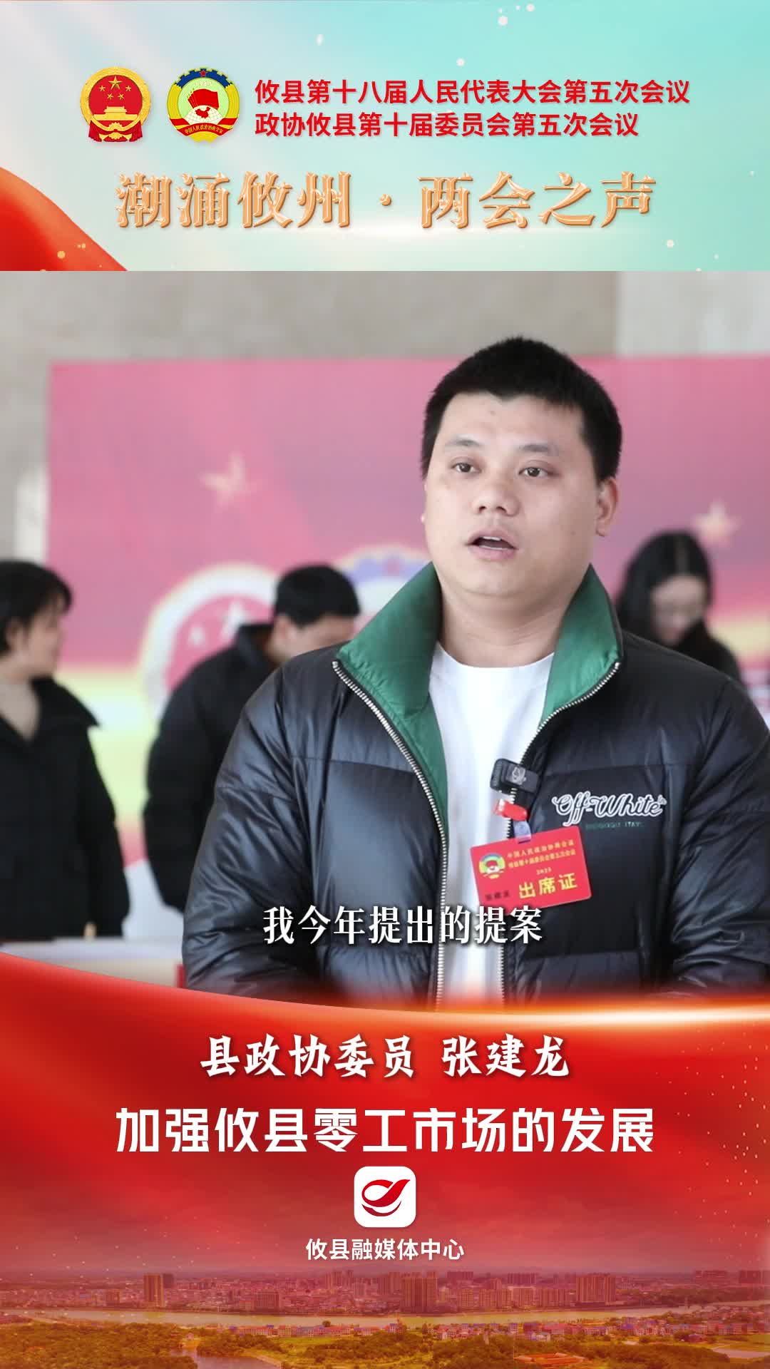 【潮涌攸州·两会之声】县政协委员张建龙：加强攸县零工市场的发展