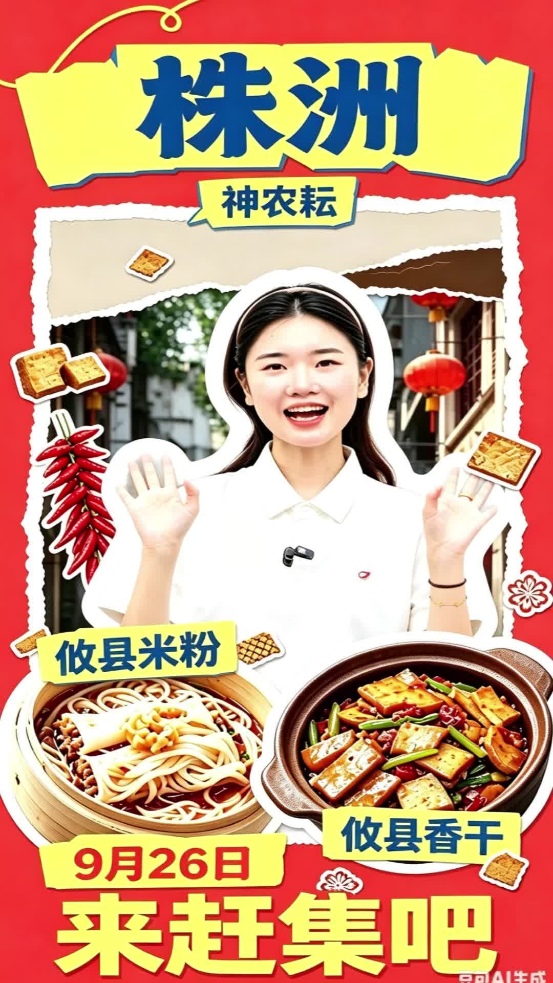 集市大揭秘｜株洲“神农耘”攸县会场，先睹本土舌尖好物！