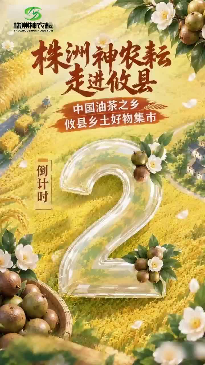 油茶飘香，市集将至！神农耘攸县专场倒计时2天