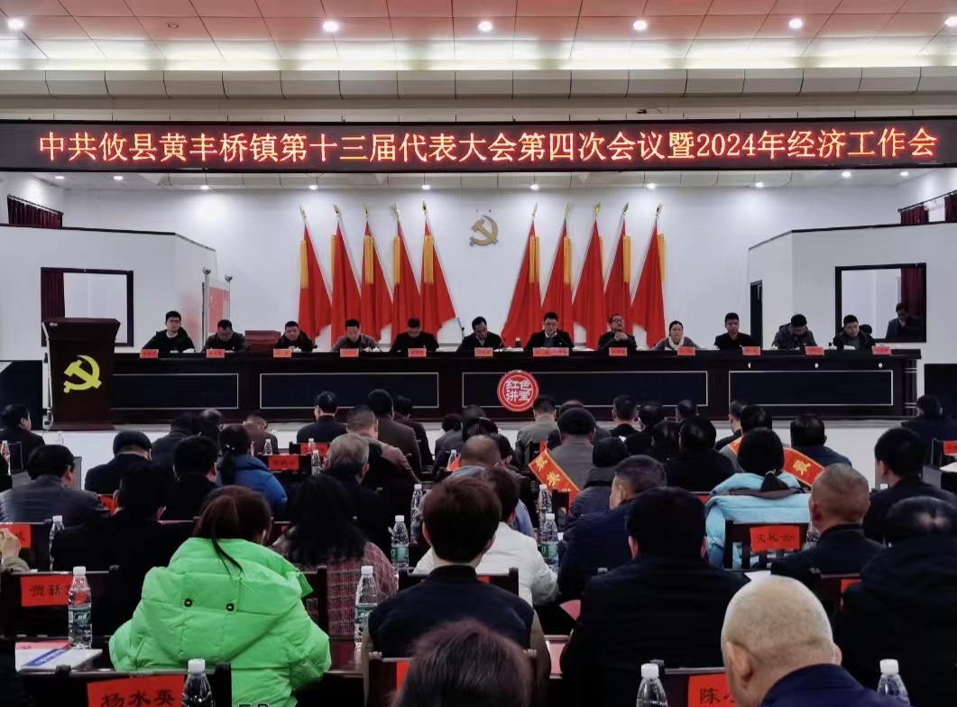 黄丰桥镇召开第十三届党代会第四次会议暨2024年经济工作会议