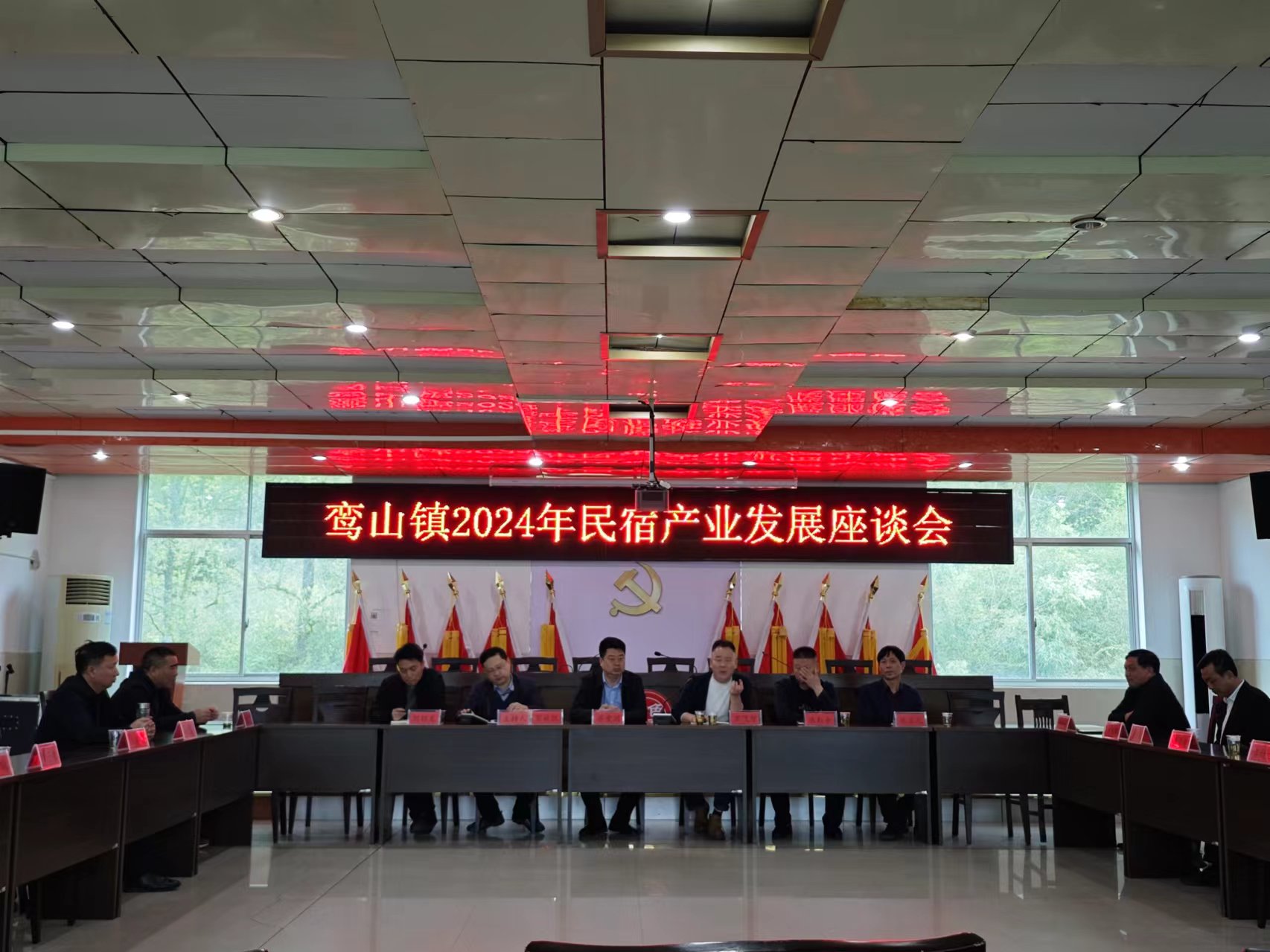 旅游升温在行动，群策群力谋发展——鸾山镇召开2024年民宿产业发展座谈会
