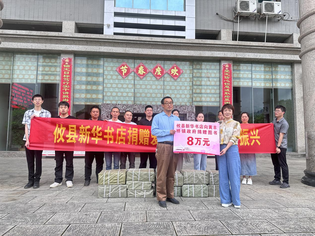 黄丰桥镇开展“爱心图书捐赠  助力乡村振兴”活动