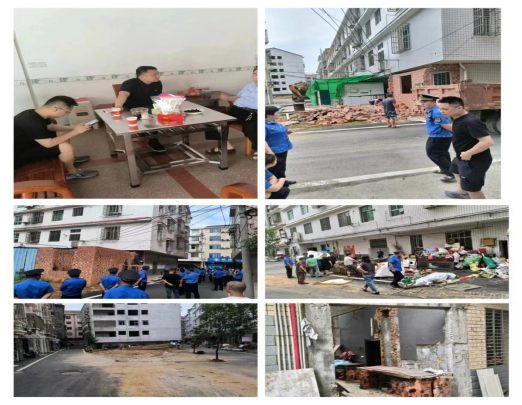 联星街道：依法拆除小区违建 切实维护公共权益