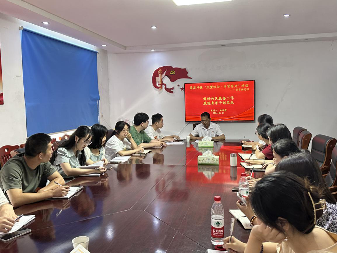 菜花坪镇：激发青年干部服务热情 展现新时代风采