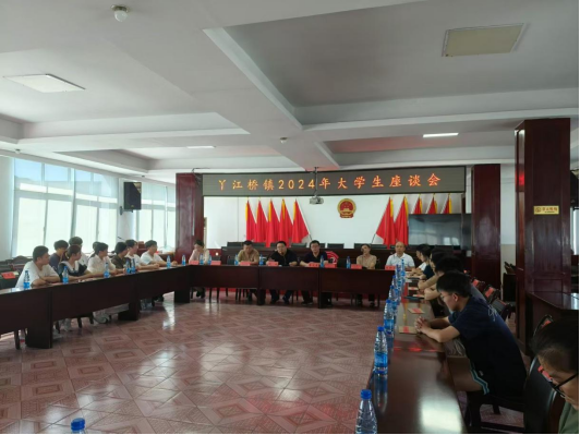 情系家乡 筑梦未来  丫江桥镇召开2024年优秀大学新生座谈会