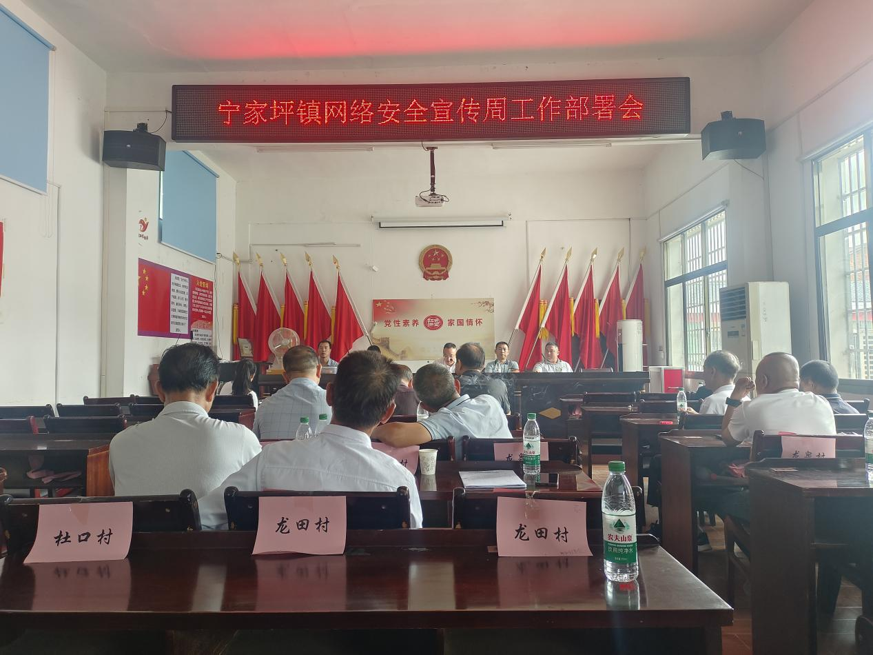 宁家坪镇：线上线下齐发力，网络安全入人心