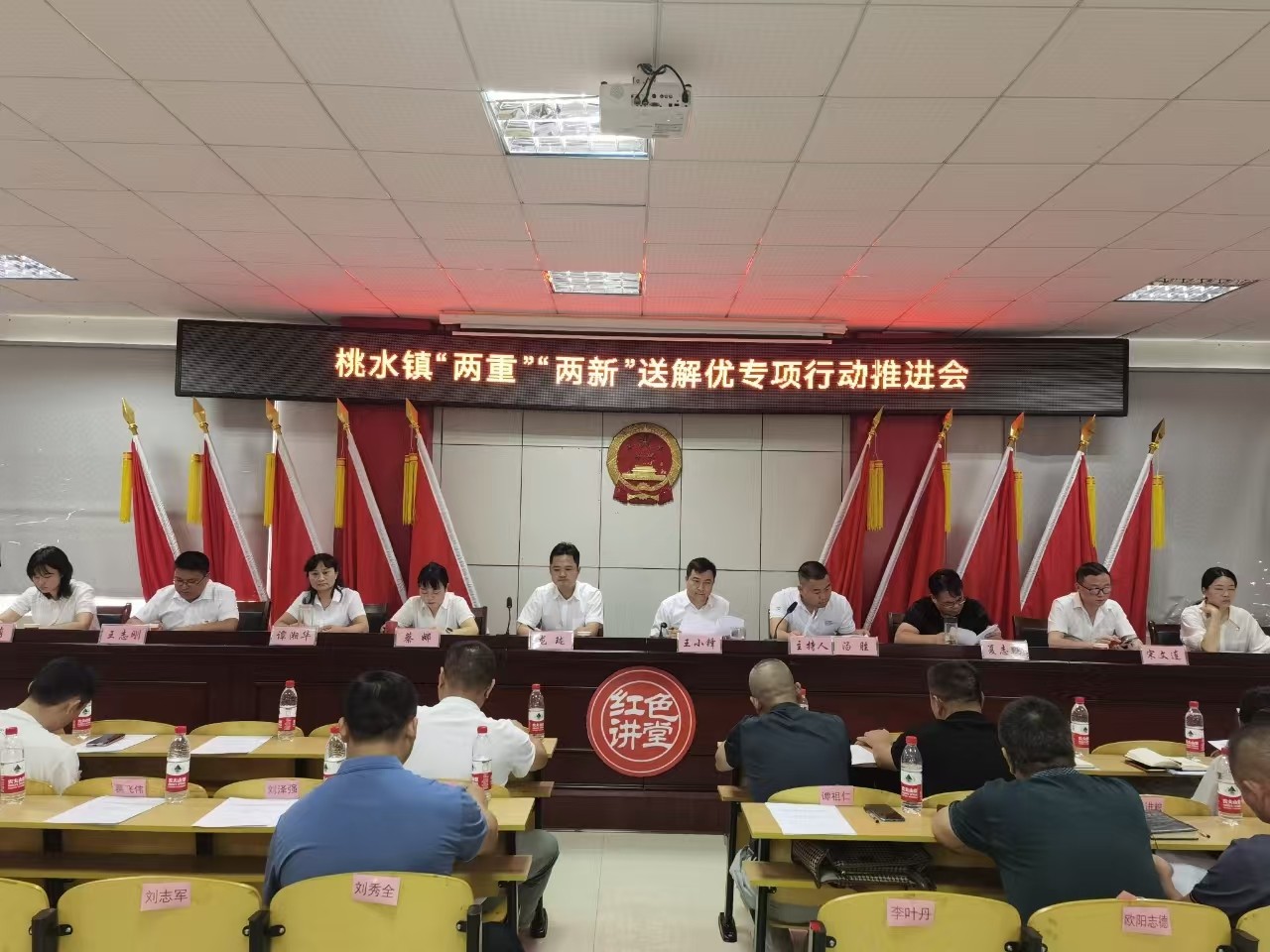 桃水镇：四个“聚力”加快推进“两重”“两新”送解优