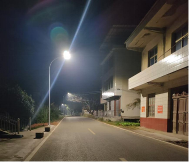 谭桥街道：X130道路竹丰段亮化工程顺利竣工
