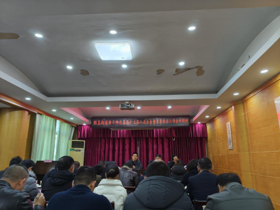 联星街道传达学习县委十三届八次全会暨县委经济工作会议精神