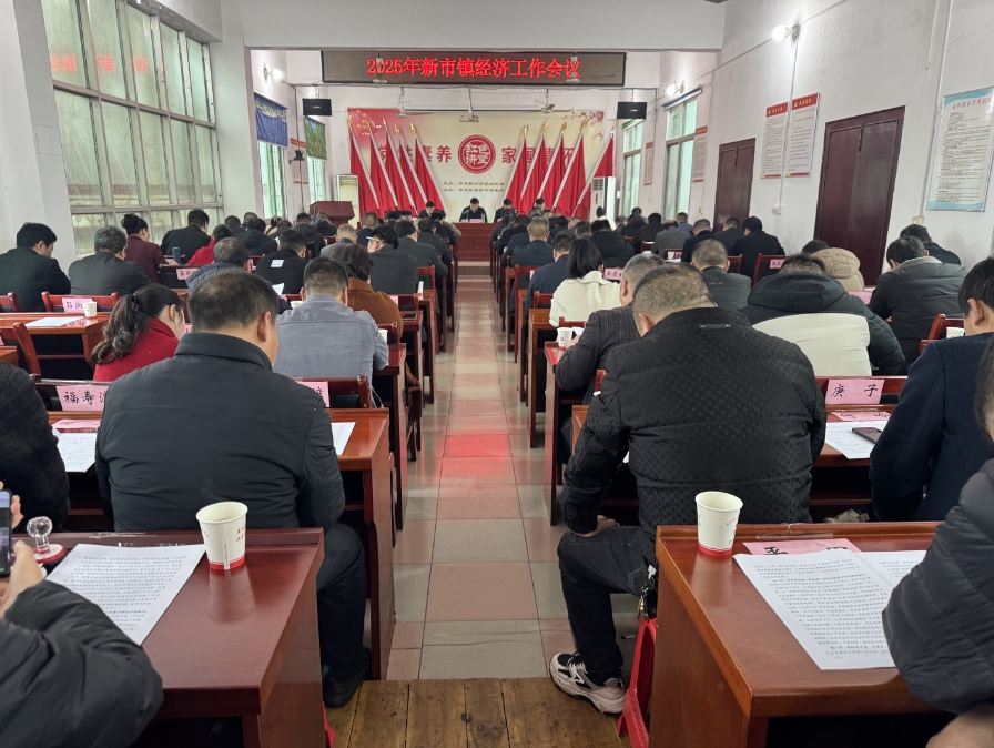 新市镇召开2025年经济工作会议
