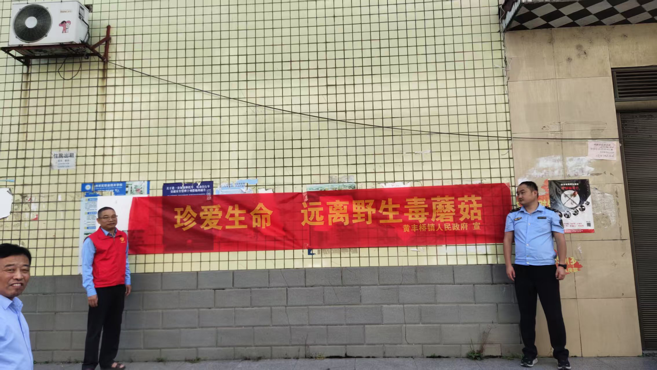 珍爱生命，向野生蘑菇说“不”——黄丰桥镇开展野生蘑菇防控宣传活动