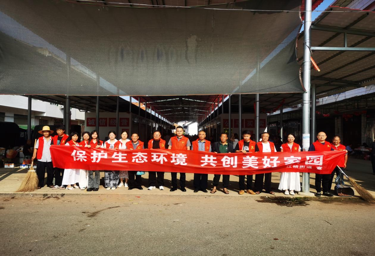 美丽中国我先行：江桥街道组织六·五世界环境日宣传活动
