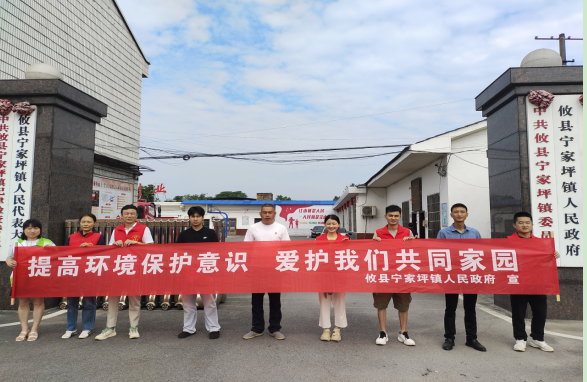 共建绿色家园 共护生态未来--宁家坪镇开展六五环境日宣传活动