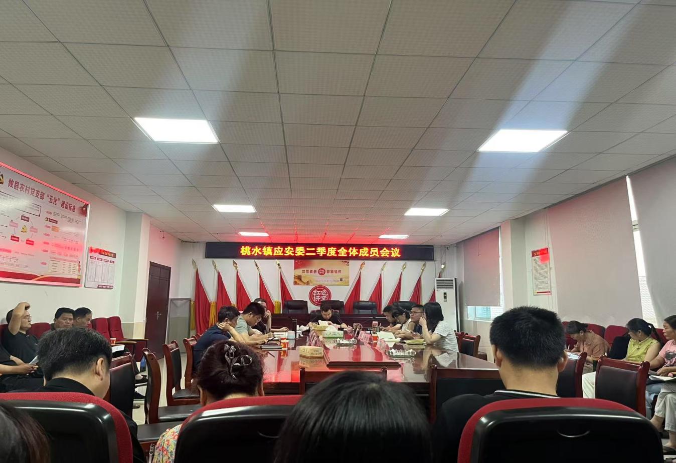 桃水镇召开应安委二季度全体成员会议