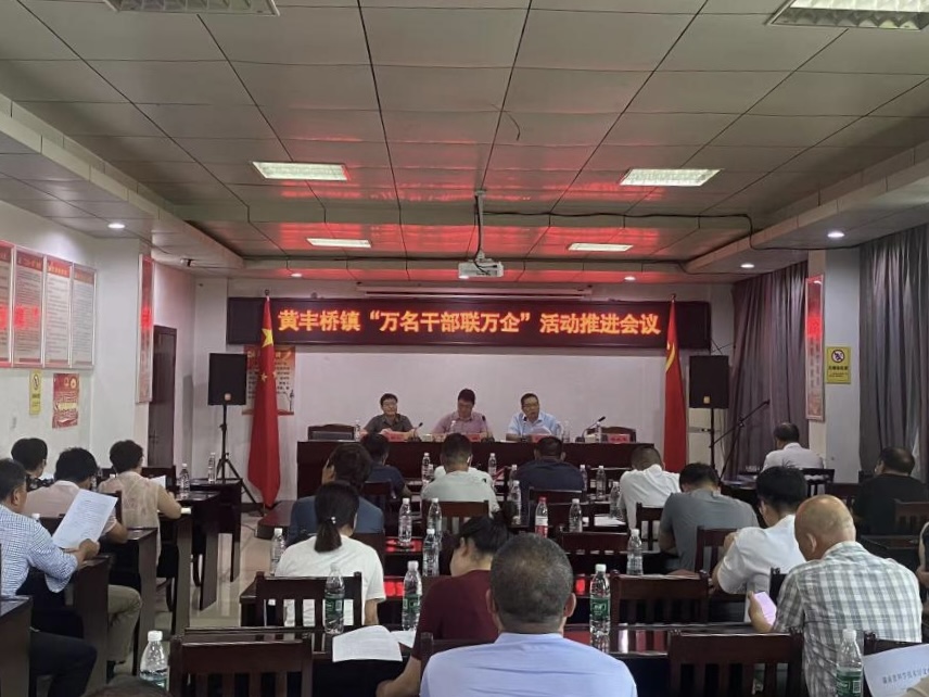 黄丰桥镇召开“万名干部联万企”暨优化营商环境工作会议  全力护航经济高质量发展
