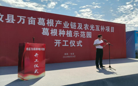渌田镇：聚力项目攻坚 打响万亩葛根全产业链建设“发令枪”