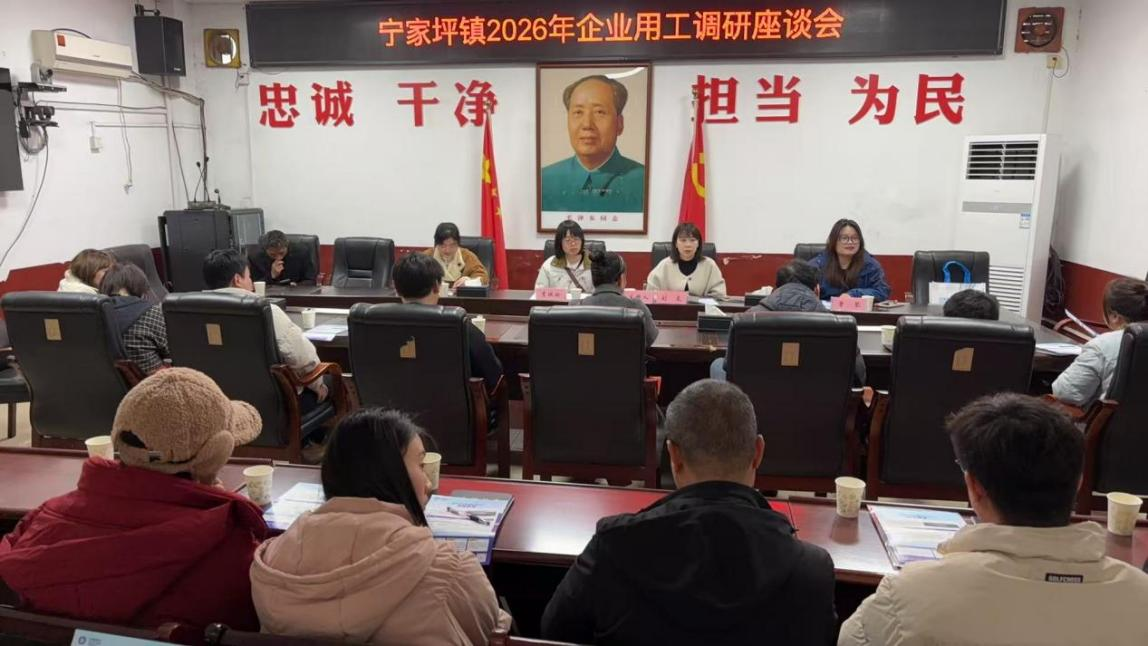 宁家坪镇召开2026年企业用工调研座谈会