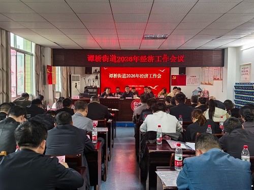 谭桥街道召开2026年经济工作会议