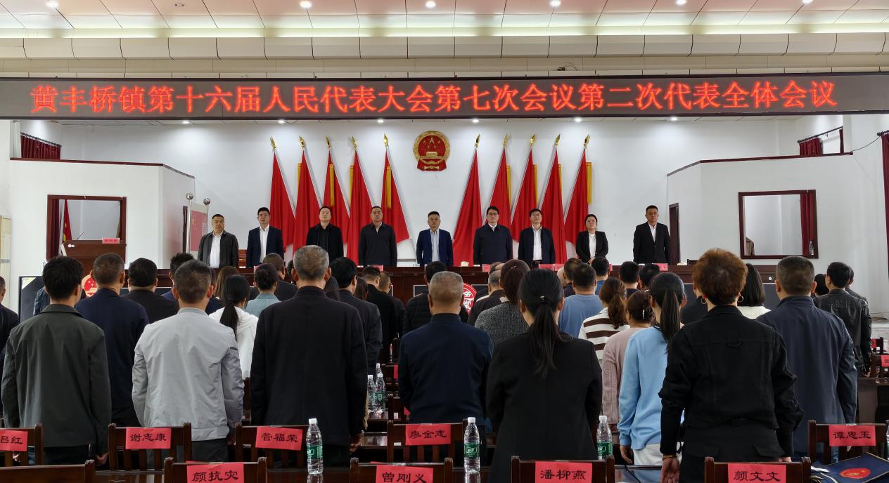 黄丰桥镇第十六届人民代表大会第七次会议胜利召开！