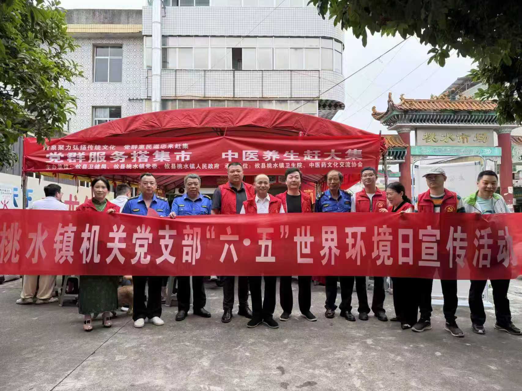 人人参与环境整治  户户共享生态家园——桃水镇开展2026年 “六五” 世界环境日主题宣传活动