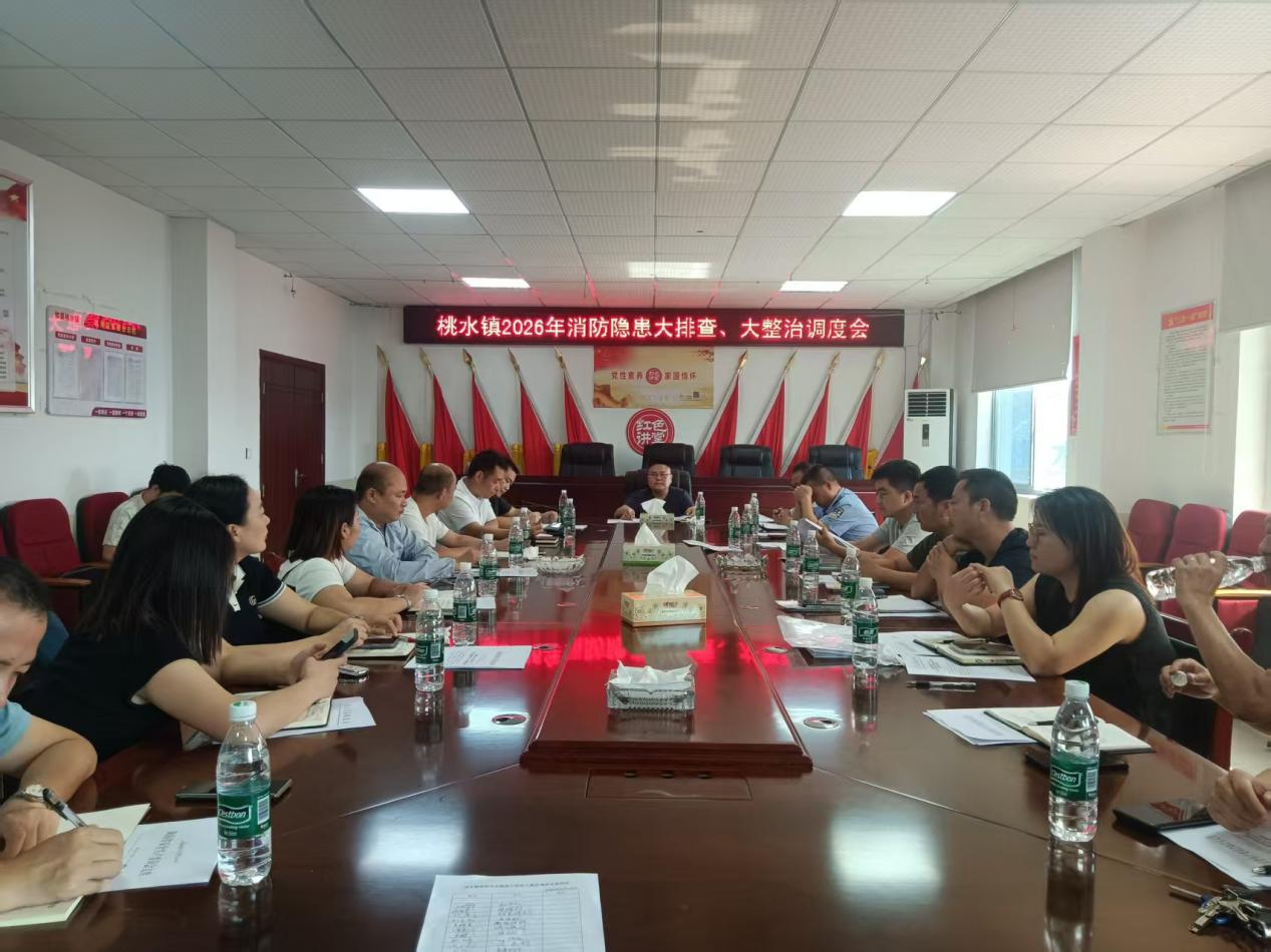 绷紧安全“防火弦” 筑牢平安“防火墙”——桃水镇召开消防隐患大排查大整治调度会